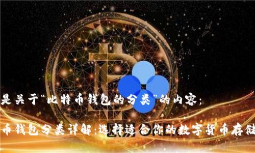 以下是关于“比特币钱包的分类”的内容：

比特币钱包分类详解：选择适合你的数字货币存储方案