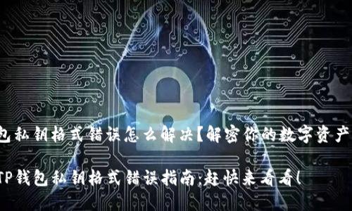 tp钱包私钥格式错误怎么解决？解密你的数字资产之旅！

解决TP钱包私钥格式错误指南：赶快来看看！